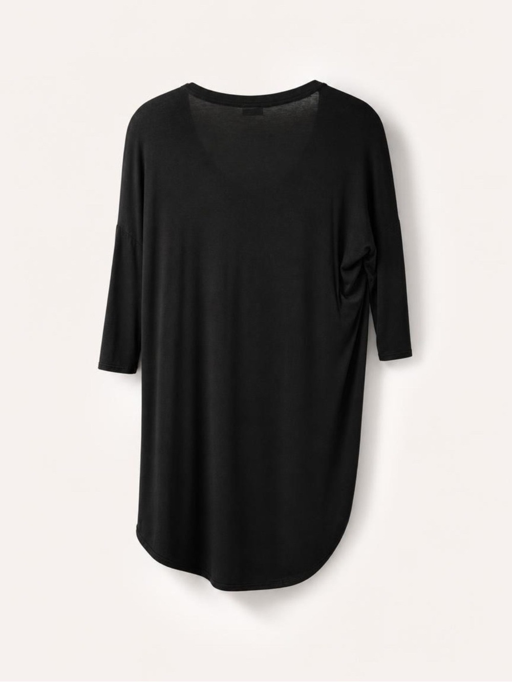 Express black v-neck tunic tee - Picture 3 of 5